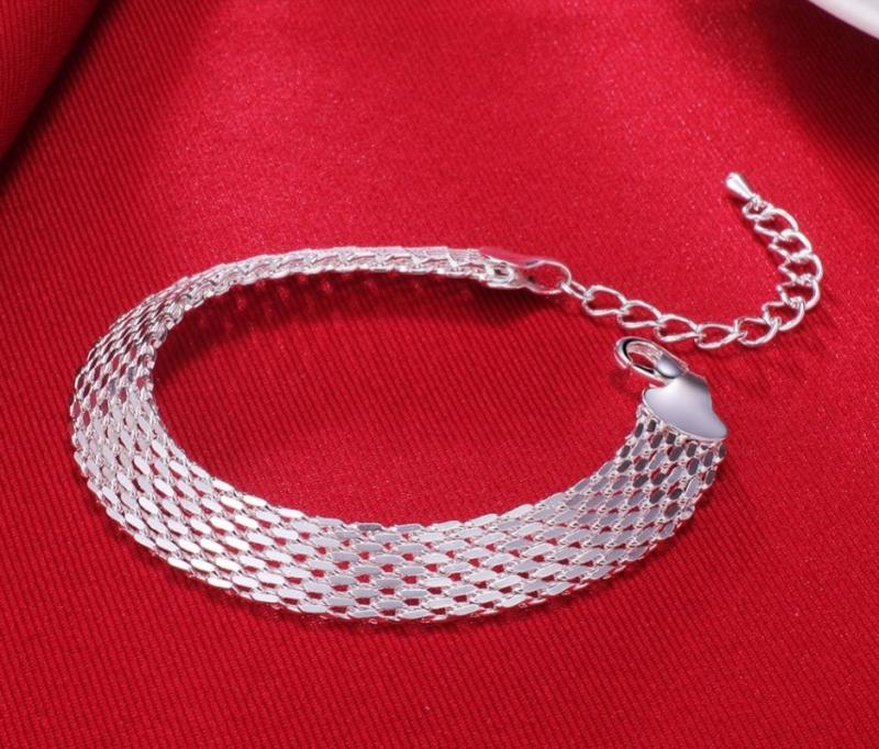 Women's Fashion Bracelet Soft Watchband Charm Bracelet & Bangles Fine Jewelry Pulseiras De Prata
Women's Fashion Bracelet Soft Watchband Charm Bracelet & Bangles Fine Jewelry Pulseiras De Prata