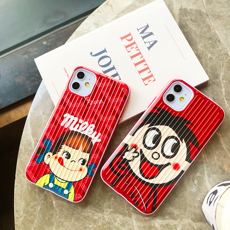 Cartoon Lucky boy Milk girl Suitcase Luggage phone case for iPhone 11Pro Max 7 8 plus X XR XS MAX Travel Bag Anti-knock Cover
Cartoon Lucky boy Milk girl Suitcase Luggage phone case for iPhone 11Pro Max 7 8 plus X XR XS MAX Travel Bag Anti-knock Cover