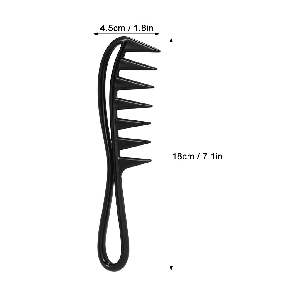 Women Hair Comb Detangling Wide Teeth Hair Brush Hairstyle Wavy Long Curly Hairbrush