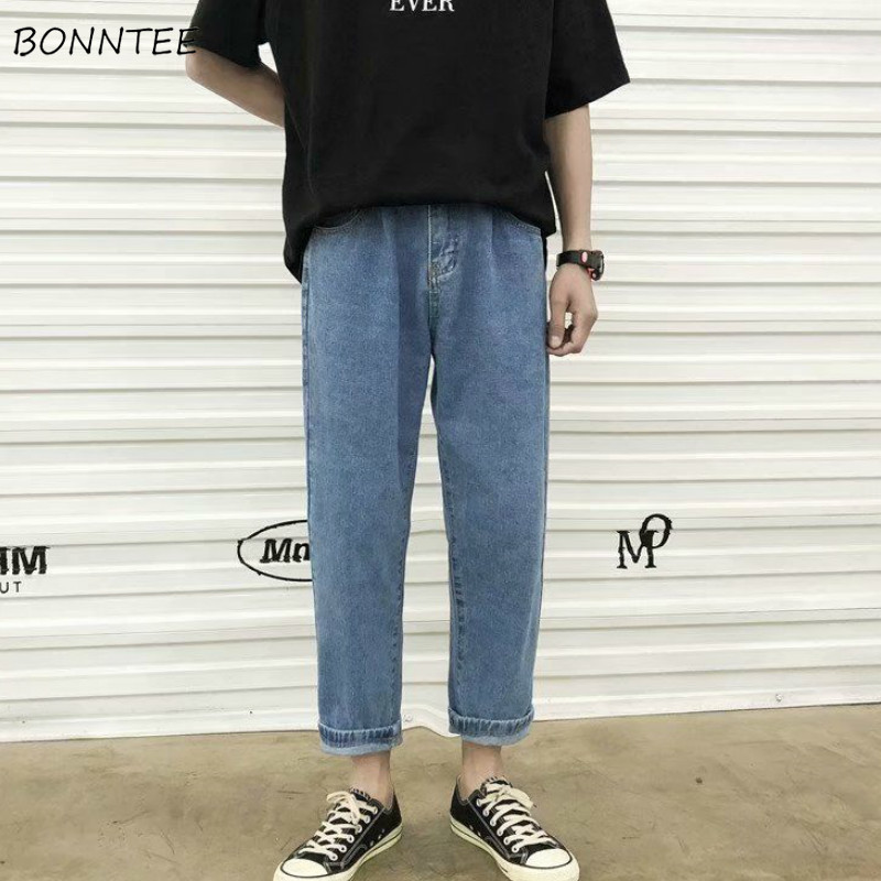 Jeans Men Washed Solid Ankle-length Leisure Chic Streetwear Plus Size 3XL Loose High Quality Simple Harajuku All-match Teens New, Black
Jeans Men Washed Solid Ankle-length Leisure Chic Streetwear Plus Size 3XL Loose High Quality Simple Harajuku All-match Teens New, Black
