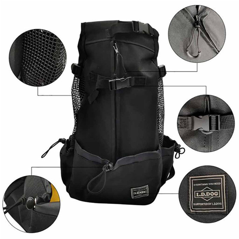 Breathable Dog Bag Large Pet Backpack Carrying Pet Cat Dog Backpack Bag Puppy Outdoor Hiking Carrier Mochila Perro 50JULY177407788