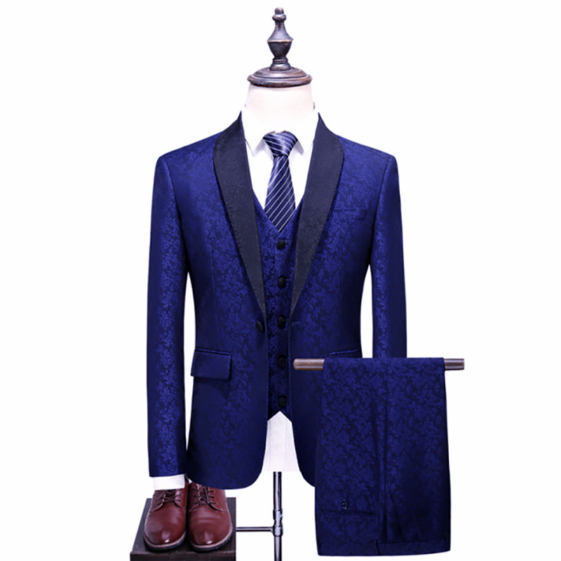 High-end Blazers Luxury Wedding Banquet Personality Floral Coat Jacket Men's Large Size S-5XL Suit 3 Sets (Suit + Pants + Vest, Custom
High-end Blazers Luxury Wedding Banquet Personality Floral Coat Jacket Men's Large Size S-5XL Suit 3 Sets (Suit + Pants + Vest, Custom
