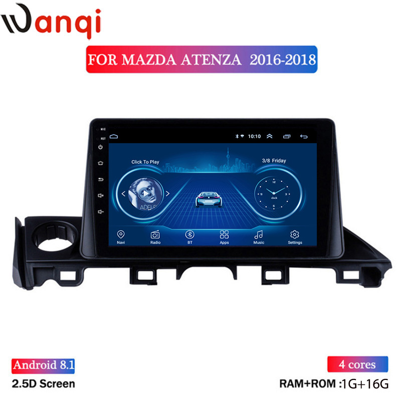 wan qi 1G 16G ROM 9 inch Android 8.1 HD TouchScreen GPS Navigation system for 2017 ATENZA support steering wheel car dvd
wan qi 1G 16G ROM 9 inch Android 8.1 HD TouchScreen GPS Navigation system for 2017 ATENZA support steering wheel car dvd