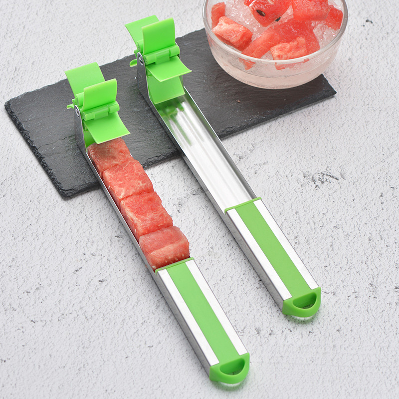 10pcslot Windmill Watermelon Slicer Cutter Tongs Corer Fruit Melon Stainless Steel Tools Watermelon Cut Refreshing Watermelon Cub5900705