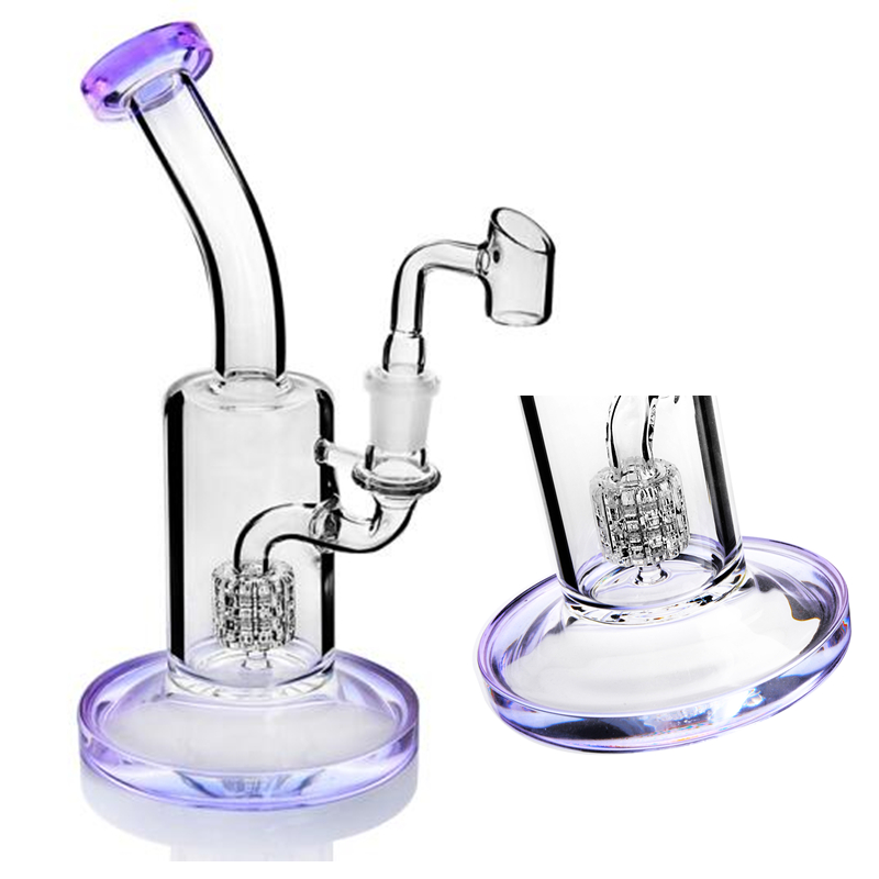 8.2 Inch Purple Anti-bottom Wheels Glass Water Bongs Bent Shape Glass Water Pipes Dab Rigs Smoking Hookahs With 14mm Female Banger In
8.2 Inch Purple Anti-bottom Wheels Glass Water Bongs Bent Shape Glass Water Pipes Dab Rigs Smoking Hookahs With 14mm Female Banger In