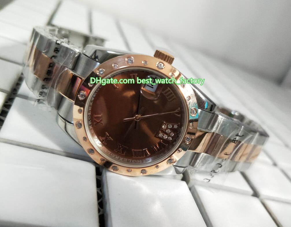 Hot Items High Quality Watch 31mm 36mm Lady 178341 President Datejust 18k Rose Gold Diamonds Brown Dial Automatic Ladies Women Watches, No box papers
Hot Items High Quality Watch 31mm 36mm Lady 178341 President Datejust 18k Rose Gold Diamonds Brown Dial Automatic Ladies Women Watches, No box papers