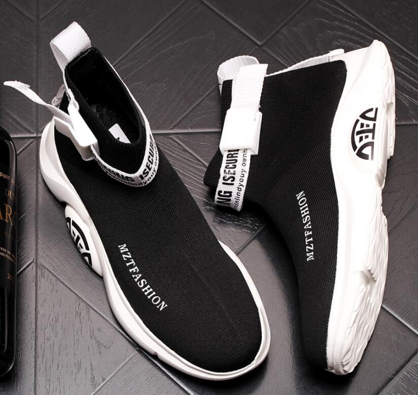 summer men Casual Shoes men's high tops Knit stretch socks shoes hip hop trend men's shoes mesh Men's Sneakers youth ankle boots, Black
summer men Casual Shoes men's high tops Knit stretch socks shoes hip hop trend men's shoes mesh Men's Sneakers youth ankle boots, Black