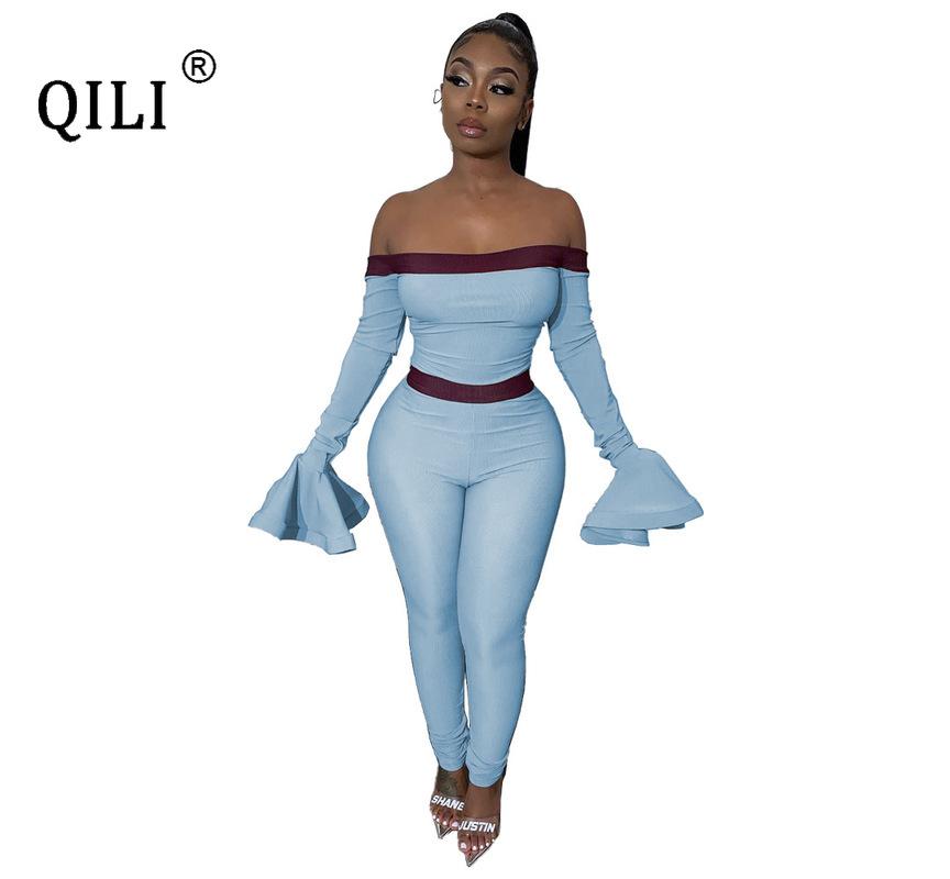 QILI Women Sexy Off Shoulder Jumpsuits Elegant Ruffles Sleeve Skinny Long Pants Jumpsuits, Pink
QILI Women Sexy Off Shoulder Jumpsuits Elegant Ruffles Sleeve Skinny Long Pants Jumpsuits, Pink