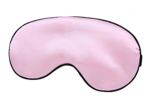 Silk Sleep Mask Supple Eye Shade Portable Travel Eyepatch Breathable Rest Blindfold Eyecover