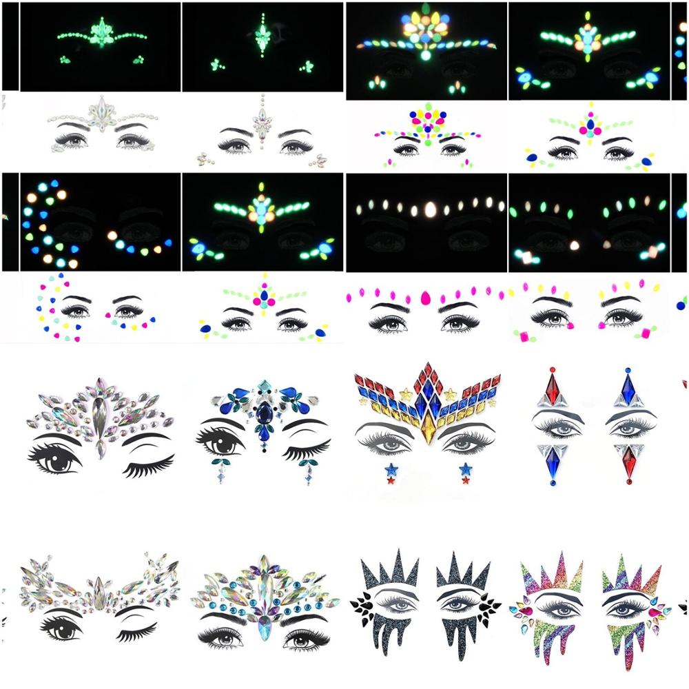 6PCS Temporary Rhinestone Glitter Tattoo Stickers Face Jewels Gems Festival Party Makeup Body Jewels Flash Face Crystal Stick
6PCS Temporary Rhinestone Glitter Tattoo Stickers Face Jewels Gems Festival Party Makeup Body Jewels Flash Face Crystal Stick