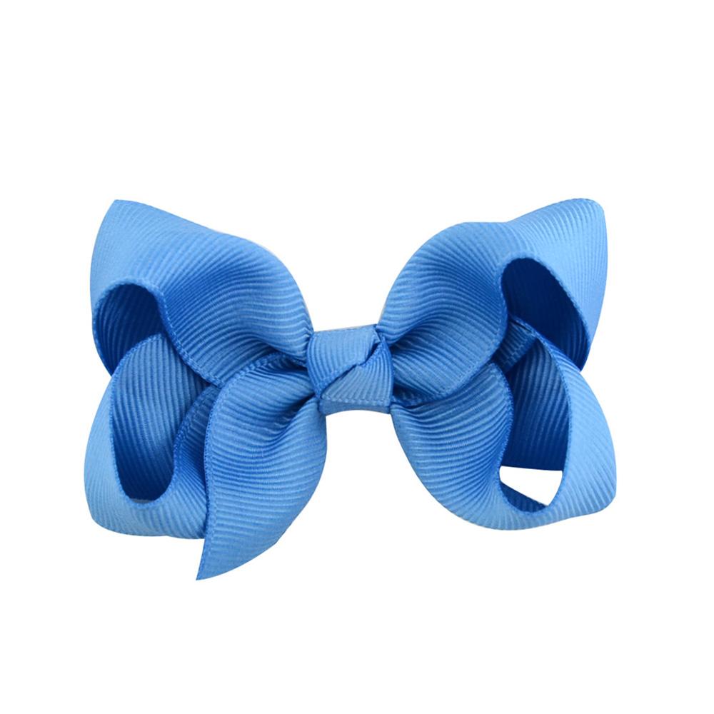 3 Inch 40pcs/lot Small Toddler Ribbon Bows Alligator Hair Clips Solid Children Hair Bows For Pigtails Little Girl Hair Accessories - view 9
