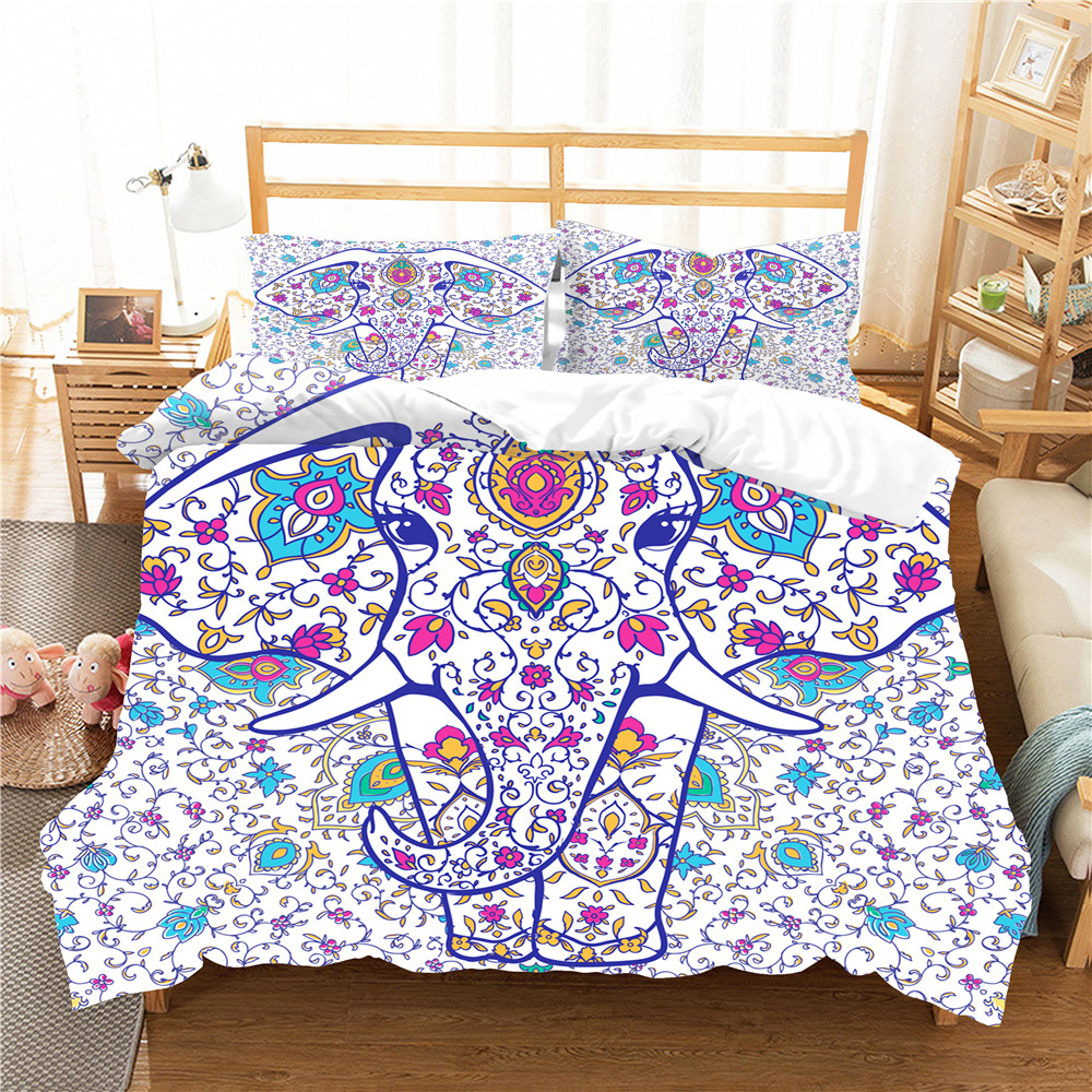 Double Bed Comforters Duvet Cover Bosnian Elephant Pattern Home Textiles with Pillowcase King Double Single Size
Double Bed Comforters Duvet Cover Bosnian Elephant Pattern Home Textiles with Pillowcase King Double Single Size