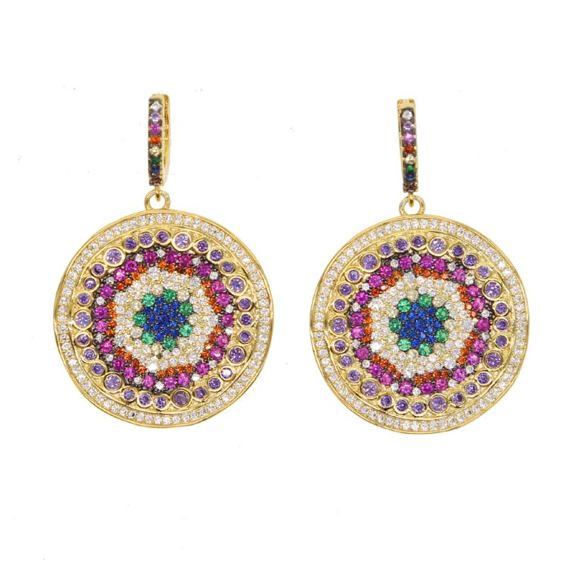 High Quality Gold Color Big Circle Round Hoop Earrings For Women Geometric colour cz Earrings Party Jewelry Bohemian Accessories
High Quality Gold Color Big Circle Round Hoop Earrings For Women Geometric colour cz Earrings Party Jewelry Bohemian Accessories