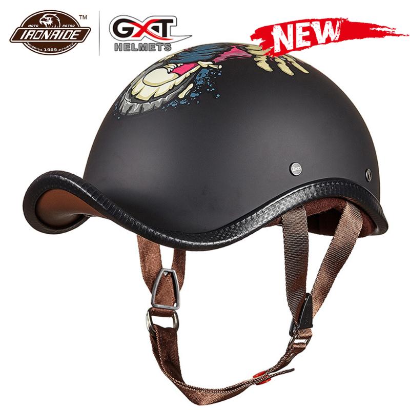 GXT Motorcycle Helmet Vintage Retro Motocross Capacete Open Face Casco Moto Motorbike Moto Helmet Racing Riding, White 1
GXT Motorcycle Helmet Vintage Retro Motocross Capacete Open Face Casco Moto Motorbike Moto Helmet Racing Riding, White 1