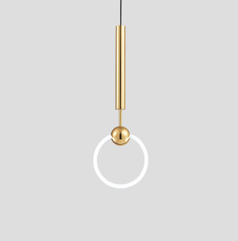 Modern LED Pendant Lamps Circle Ring Light for Living Room Suspension Home Lighting Fixture Decor Hanglamps