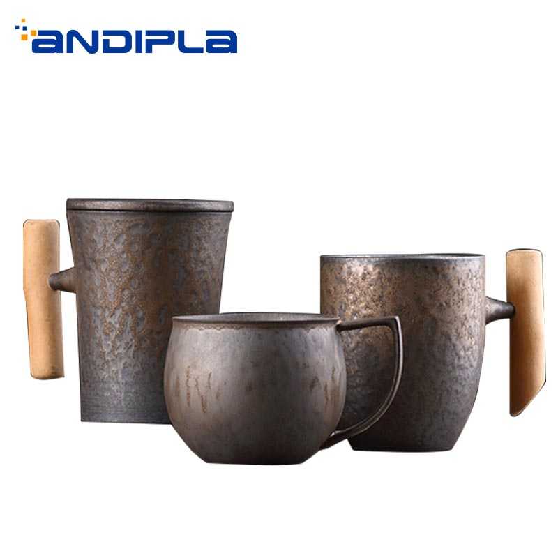 220ml-300ml Vintage Coarse Pottery Coffee Mug Ceramic Drinkware Teaware Master Milk Juice Mugs Handle Cup Water Cups Craft Decor
220ml-300ml Vintage Coarse Pottery Coffee Mug Ceramic Drinkware Teaware Master Milk Juice Mugs Handle Cup Water Cups Craft Decor