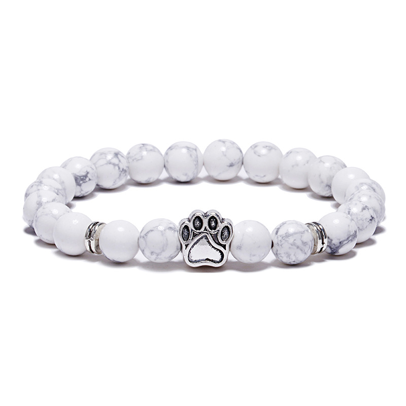 Natural Stone Bracelets Tiger Eye Lava Volcanic Stone Bangle Turquoise Bracelet Wholesale Handmade Beads Bracelets for Men Women Jewelry