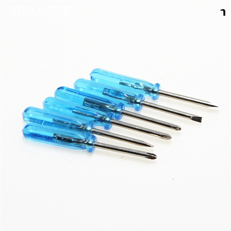 45mm Mini Screwdriver 3.0 mm Phillips Screwdrivers 3.0 Slotted Flathead Straight Type Screwdrivers