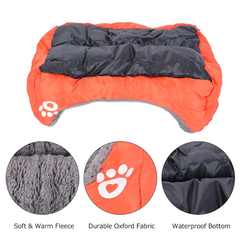 Large Dog Pets Cat Waterproof Soft Warm Beds Doghouse Kennel Sleeping Bed Mat