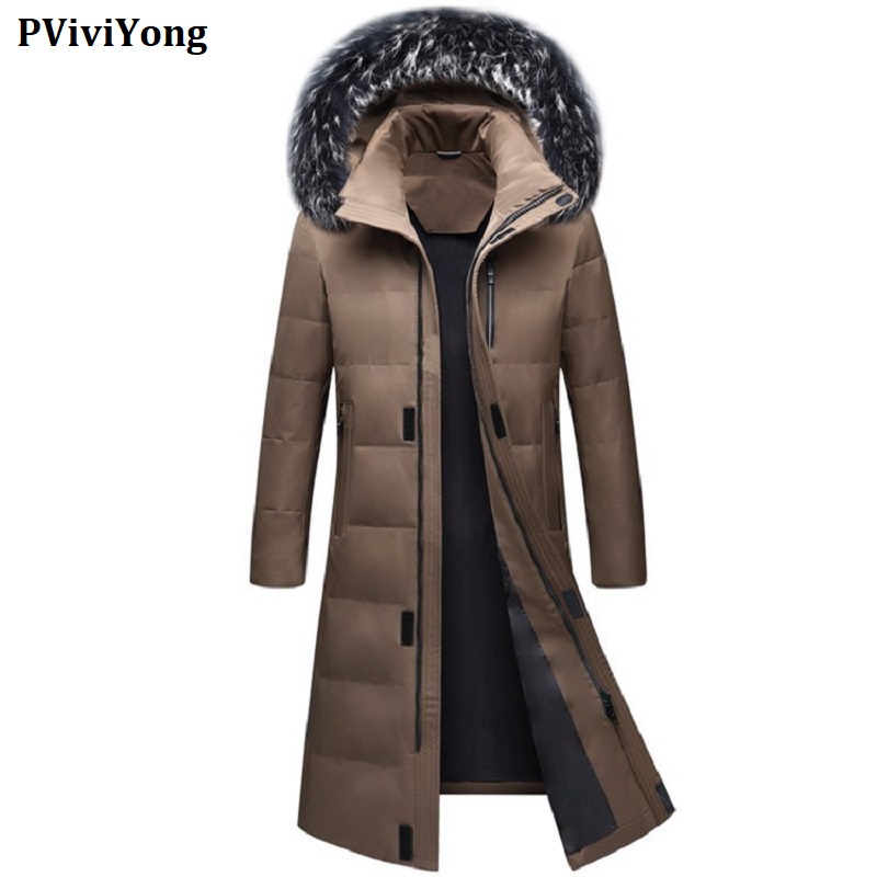 PViviYong 2019 new high quality thicked white duck down jacket men, hooded Collars removable long men coat plus-size -6XL 8898, Black
PViviYong 2019 new high quality thicked white duck down jacket men, hooded Collars removable long men coat plus-size -6XL 8898, Black