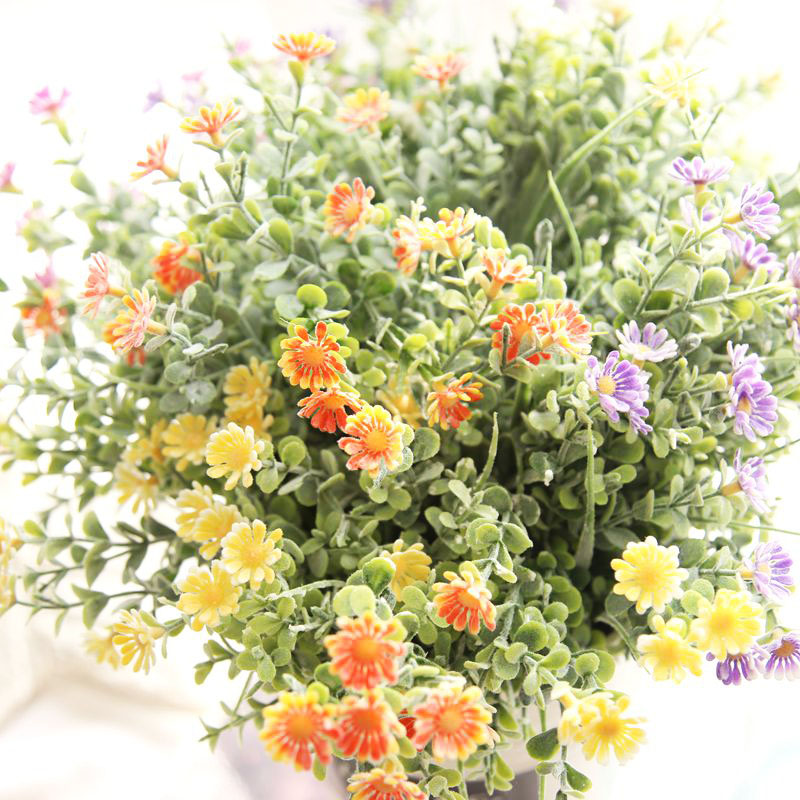 34.5CM Artificial Fake Flowers Wild Chrysanthemum Floral Wedding Bouquet Home Deco Home bush decorative fake flowers
34.5CM Artificial Fake Flowers Wild Chrysanthemum Floral Wedding Bouquet Home Deco Home bush decorative fake flowers