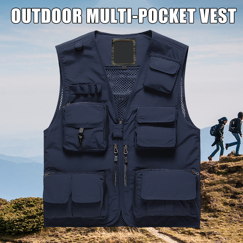 New Style Outdoor Quick-drying Fishing Vest Multi-pocket Breathable Mesh Hiking Photography Vest, Black
New Style Outdoor Quick-drying Fishing Vest Multi-pocket Breathable Mesh Hiking Photography Vest, Black