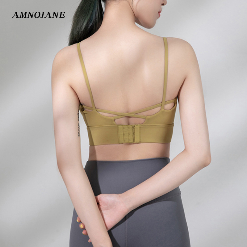 High Impact Adjustable Sports Bra Women Underwear Colorvalue Mesh Crop Top Running Bralette Fitness Yoga Gym Sport Bras Push Up, Yellow 
High Impact Adjustable Sports Bra Women Underwear Colorvalue Mesh Crop Top Running Bralette Fitness Yoga Gym Sport Bras Push Up, Yellow