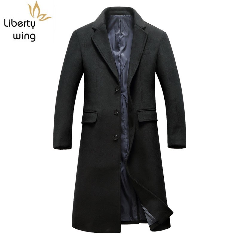 New Winter Long Woolen Coats Male Business Casual Lapel Collar Outerwear Mens Slim Fit Single Breasted Overcoat -3XL
New Winter Long Woolen Coats Male Business Casual Lapel Collar Outerwear Mens Slim Fit Single Breasted Overcoat -3XL