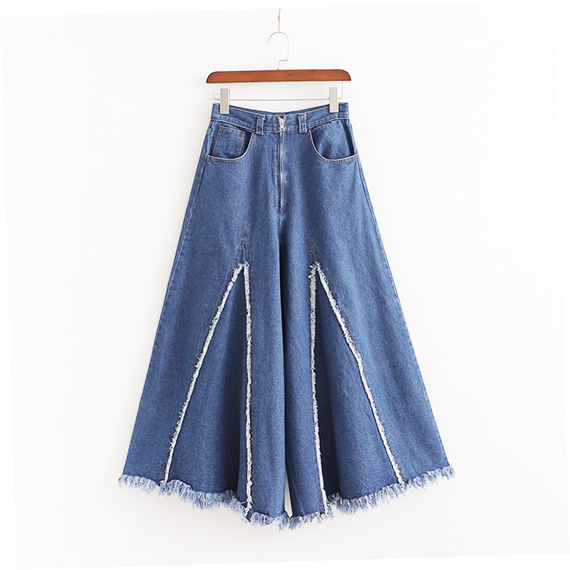 Qiu dong season new panty 2019 large flash wide - legged pants legs pants they A7-26609, Black
Qiu dong season new panty 2019 large flash wide - legged pants legs pants they A7-26609, Black