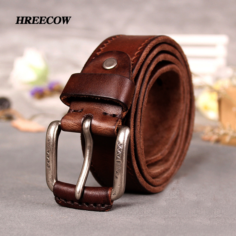 Cow Genuine Leather Belts Male Belt For Jeans Luxury Classice Designer Strap Vintage Pin Buckle Men Belts For Men Dropshipping Y19051803, Black
Cow Genuine Leather Belts Male Belt For Jeans Luxury Classice Designer Strap Vintage Pin Buckle Men Belts For Men Dropshipping Y19051803, Black