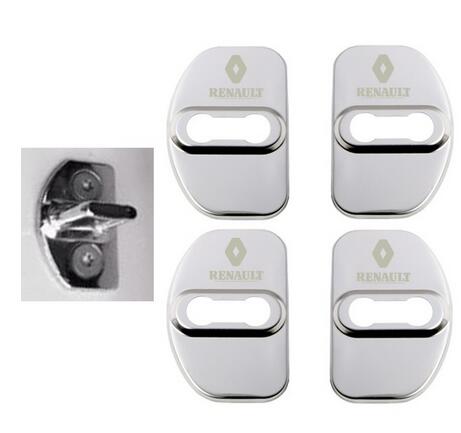 Car styling Auto Door lock cover case for Renault megane 2 megane 3 scenic laguna 2 Captur fluence Latitude CLIO car-styling