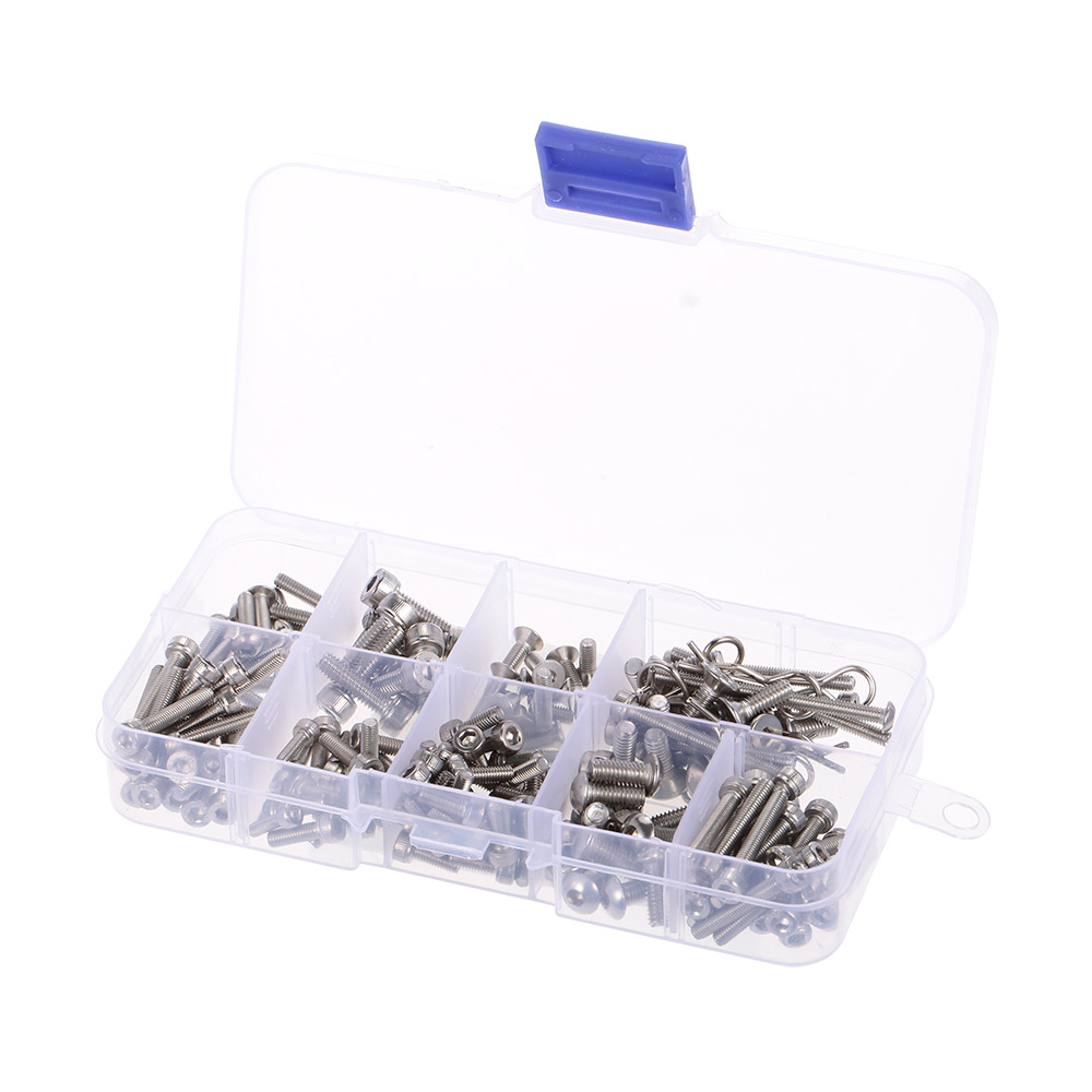 RC Screws Stainless Metal Steel Screw Kit for Traxxas Slash 4x4 Short Truck Off-road RC Car DIY Car Parts Kit Tools
RC Screws Stainless Metal Steel Screw Kit for Traxxas Slash 4x4 Short Truck Off-road RC Car DIY Car Parts Kit Tools