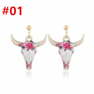 Europe And The United States New 925 Silver Needle Fashion Beautiful Earrings Ladies Simple Retro Earrings Personality Cow Head Earrings, Golden;silver
Europe And The United States New 925 Silver Needle Fashion Beautiful Earrings Ladies Simple Retro Earrings Personality Cow Head Earrings, Golden;silver