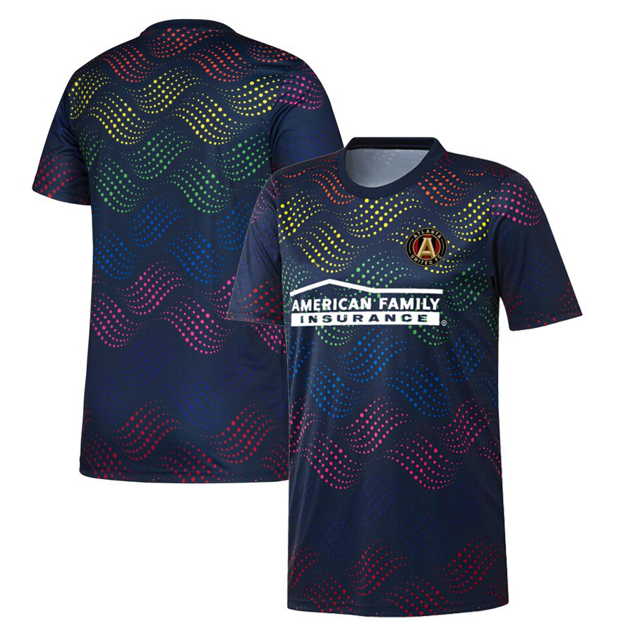 2019 Men's MLS Atlanta United Navy Pride Pre-Match Top soccer jersey 19 20 Atlanta United MLS Navy Pride Pre-Match Shirt football shirt, Black;blue
2019 Men's MLS Atlanta United Navy Pride Pre-Match Top soccer jersey 19 20 Atlanta United MLS Navy Pride Pre-Match Shirt football shirt, Black;blue