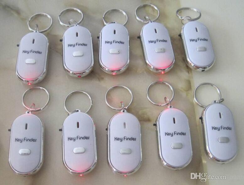 Key Finder Anti-Lost Alarm Smart With LED Torch Whistle Flashing Beeping Keys Tracker Locator For Children Accessories