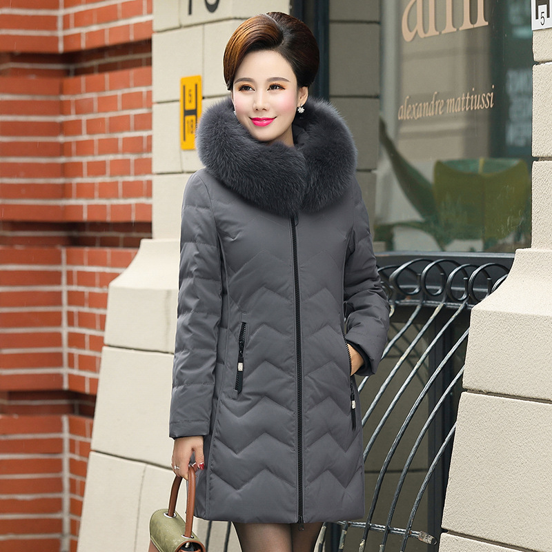 Winter New Style Middle-aged down Jacket Women's 40-50-Year-Old Middle-aged Mom Winter Coat Thick Mid-length, Red
Winter New Style Middle-aged down Jacket Women's 40-50-Year-Old Middle-aged Mom Winter Coat Thick Mid-length, Red