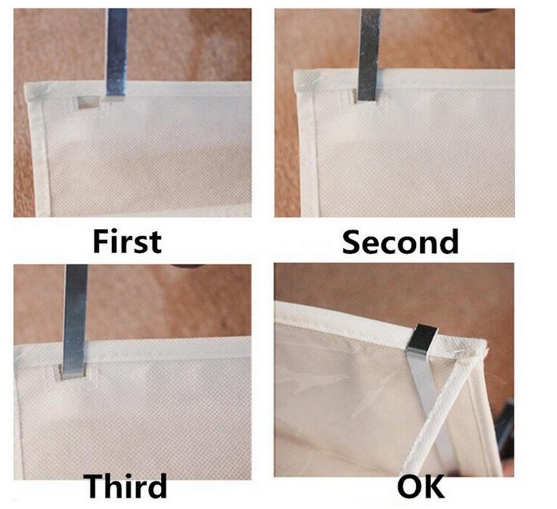 Household Useful 26 Pocket Shoe Rack Storage Organizer Holder, Folding Door Closet Hanging Space Saver with 3 Color