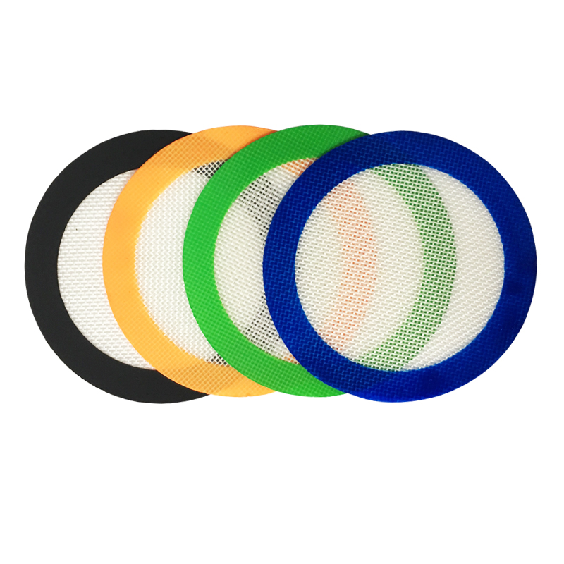 Quality FDA food grade reusable non stick concentrate bho wax slick oil round heat resistant fibreglass silicone dab pad mat
Quality FDA food grade reusable non stick concentrate bho wax slick oil round heat resistant fibreglass silicone dab pad mat