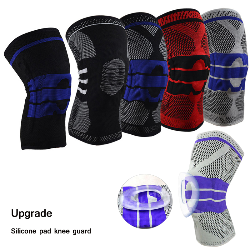 1 pc upgrade knee pad Spring Silicone Knee Protector Brace Knee Sleeve Support Basketball football fitness Sports Breathable guard, Red
1 pc upgrade knee pad Spring Silicone Knee Protector Brace Knee Sleeve Support Basketball football fitness Sports Breathable guard, Red