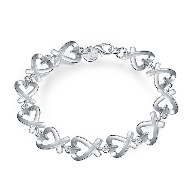 Hot sale best gift 925 silver Full kelp bracelet DFMCH177,brand new fashion 925 sterling silver plated Chain link bracelets