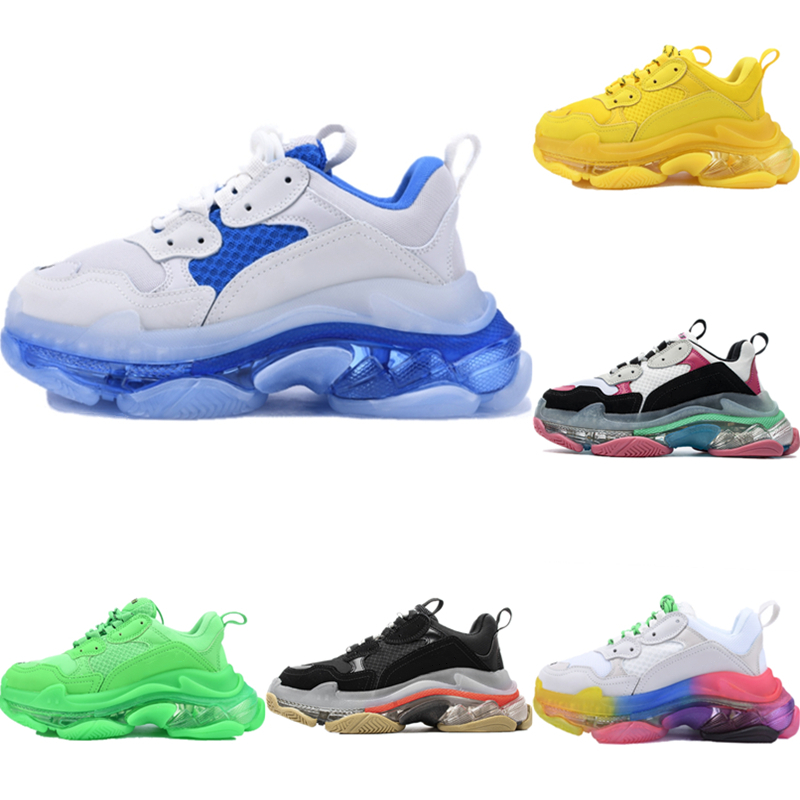 With Box Triple-S Leather and Mesh Breathable Outdoor men' Sneakers Original Triple S Built-in Crystal Zoom Air Height Increase Shoe, Black
With Box Triple-S Leather and Mesh Breathable Outdoor men' Sneakers Original Triple S Built-in Crystal Zoom Air Height Increase Shoe, Black