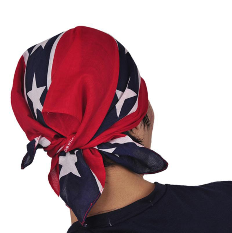 Confederate Flag bandannas do-rags headwraps Civil War Flag 55*55cm Bandana Headband For Adult Bandanas National Polyester Cotton