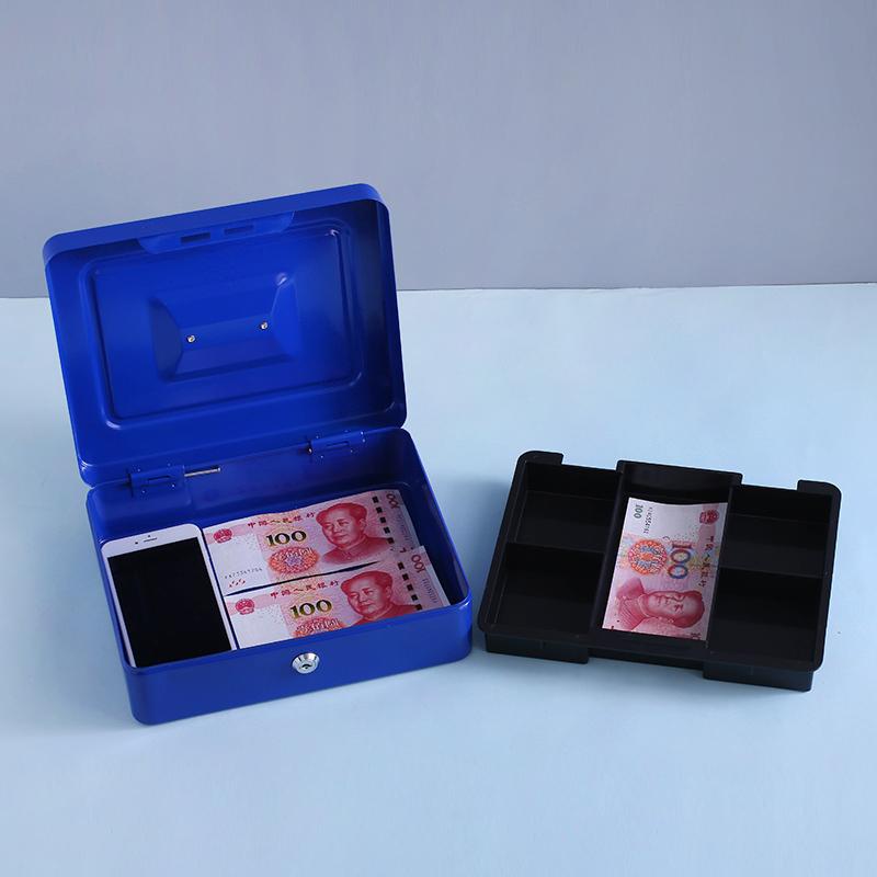 Safe Large Money Box Coin Piggy Bank Lockable Metal Saving Cash Box With Coins Tirelire Chat Jewelry Storage Key 4 Color