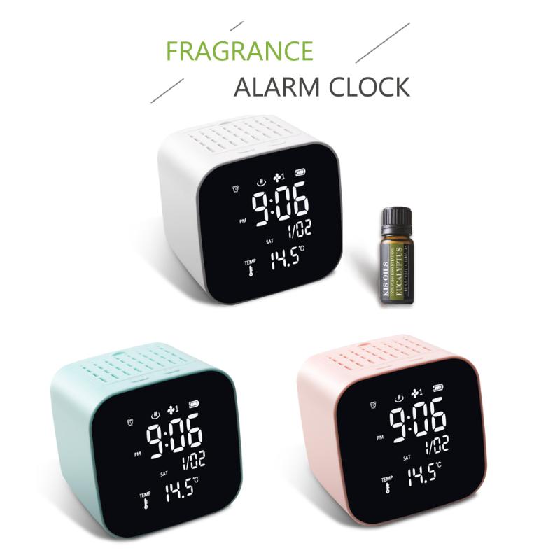 Fragrance Wake-up Alarm Clock for Bedroom Multifunctional Temperature Display Essential Oil Diffuseer 12/24H Snooze USB Charger
Fragrance Wake-up Alarm Clock for Bedroom Multifunctional Temperature Display Essential Oil Diffuseer 12/24H Snooze USB Charger
