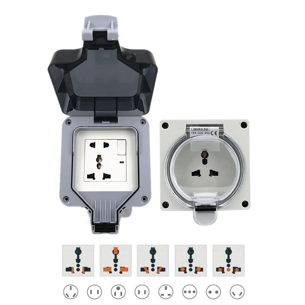 16A AC250V Wall Mounted Electrical Power Sockets Outlet Box Waterproof 100mm x 100mm x 86mm
16A AC250V Wall Mounted Electrical Power Sockets Outlet Box Waterproof 100mm x 100mm x 86mm