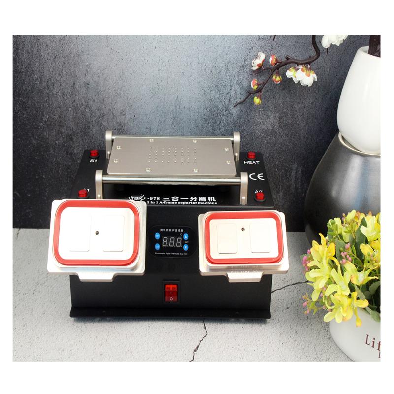 TBK 978 3in1 Vacuum LCD Separator Bezel Middle Frame Separator for Samsung Touch Screen Refurbish Repair Machine UYUE
TBK 978 3in1 Vacuum LCD Separator Bezel Middle Frame Separator for Samsung Touch Screen Refurbish Repair Machine UYUE