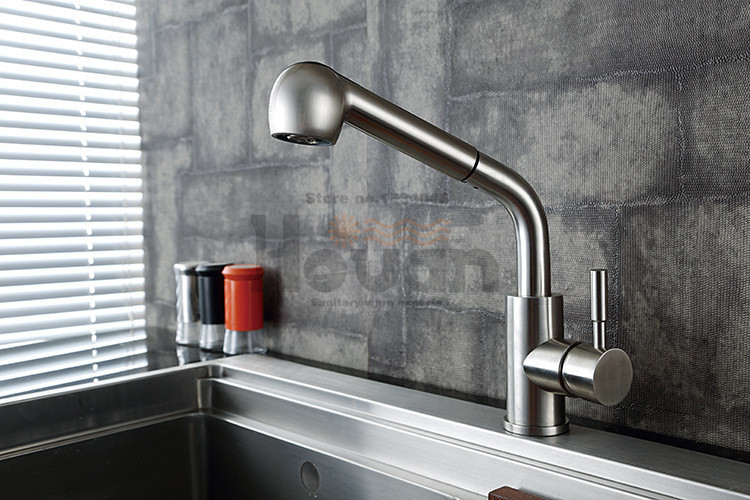 Kitchen high quality 304# stainless steel material basin mixer faucet rotation and pull out function kitchen mixer
Kitchen high quality 304# stainless steel material basin mixer faucet rotation and pull out function kitchen mixer