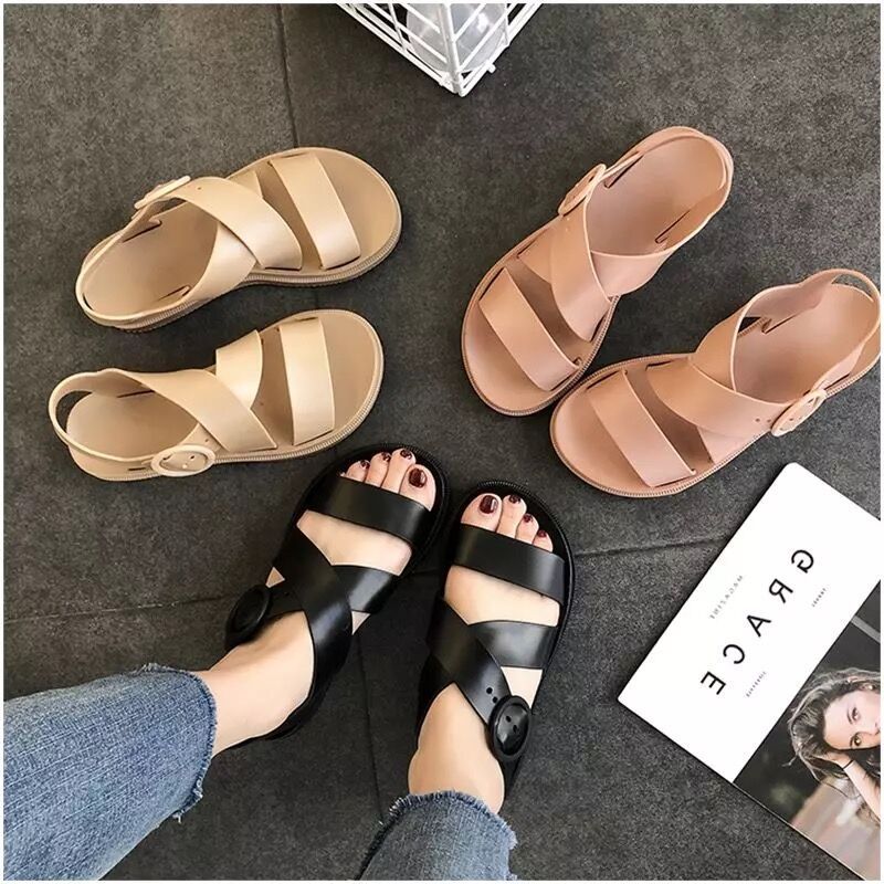 New Summer Casual Jelly Plastic Flat Bottom Thick Bottom Girlfriends Student Style Non-Slip Waterproof Beach Shoes, Black
New Summer Casual Jelly Plastic Flat Bottom Thick Bottom Girlfriends Student Style Non-Slip Waterproof Beach Shoes, Black