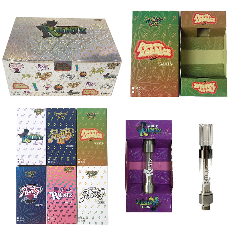 Jokes UP Runtz Vape Cartridge 0.8ml 1ml Empty Vape Cartridges Packaging 510 Thread E Cigarette Glass Thick Oil Atomizer Tank Vaporizer
Jokes UP Runtz Vape Cartridge 0.8ml 1ml Empty Vape Cartridges Packaging 510 Thread E Cigarette Glass Thick Oil Atomizer Tank Vaporizer