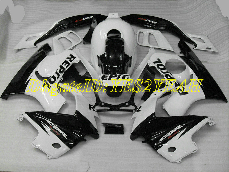 Custom Motorcycle Fairing kit for Honda CBR600F3 97 98 CBR600 F3 1997 1998 ABS Plastic Top white black Fairings set+Gifts HQ21, Multi-color
Custom Motorcycle Fairing kit for Honda CBR600F3 97 98 CBR600 F3 1997 1998 ABS Plastic Top white black Fairings set+Gifts HQ21, Multi-color